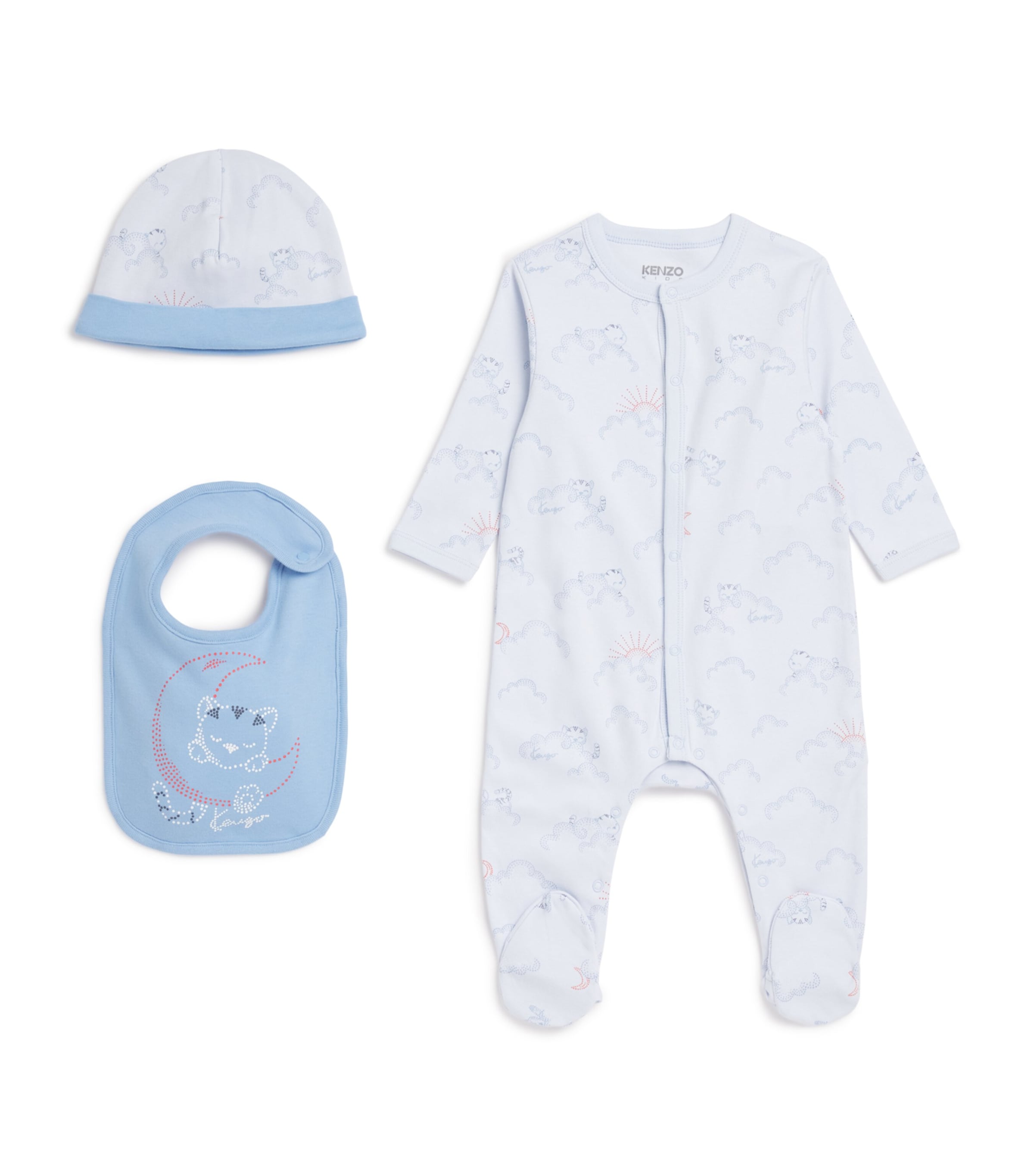 All-In-One, Hat and Bib Set (3-24 Months)