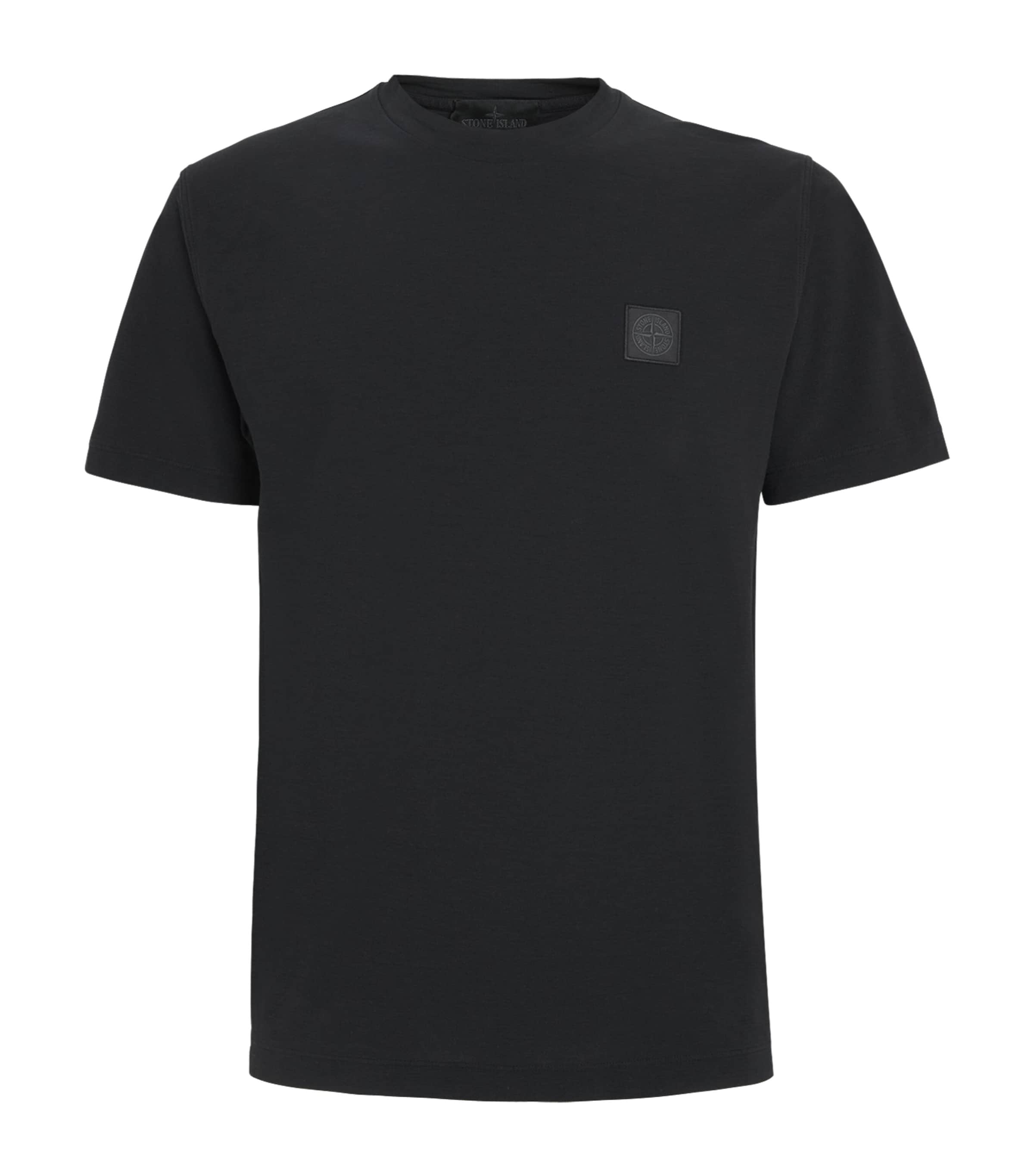 Stone Island Mens Cotton Logo T-Shirt