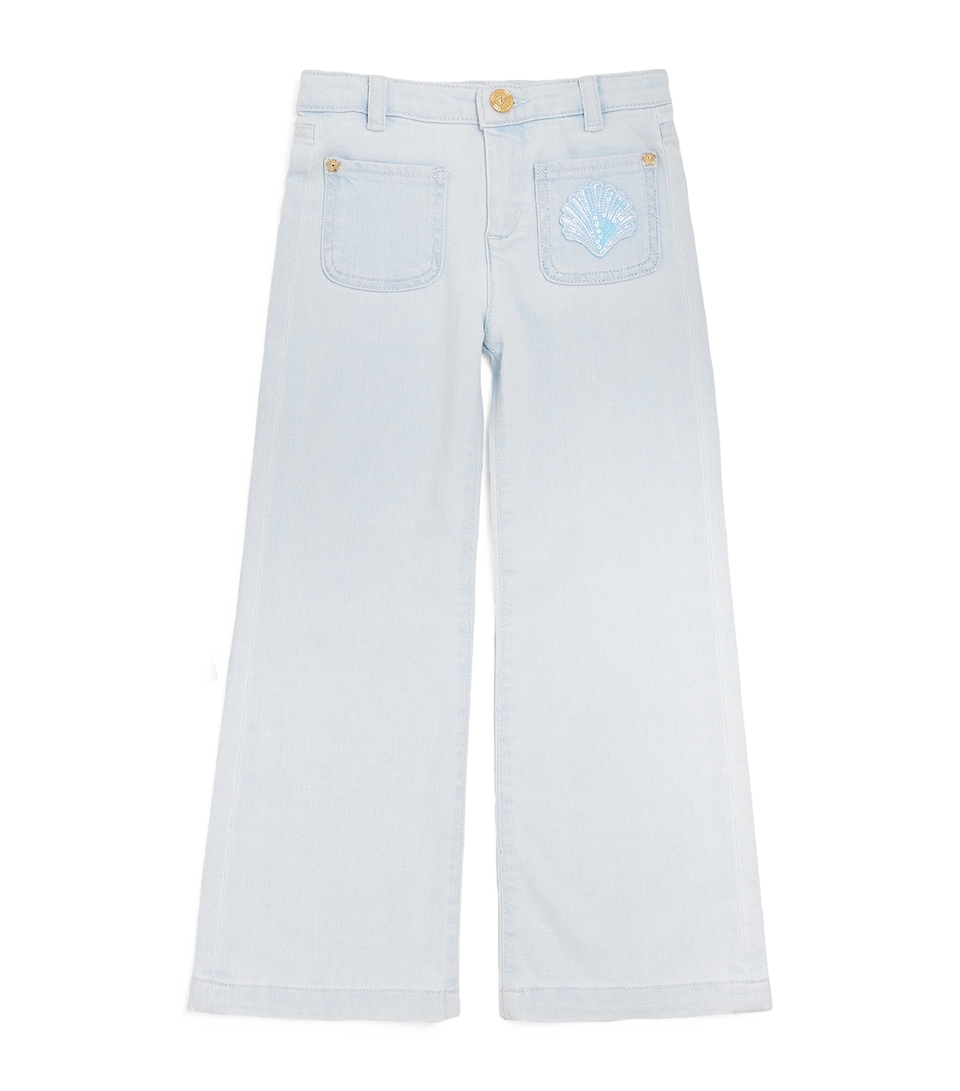 Embroidered Seashell Jeans (6-14 Years)