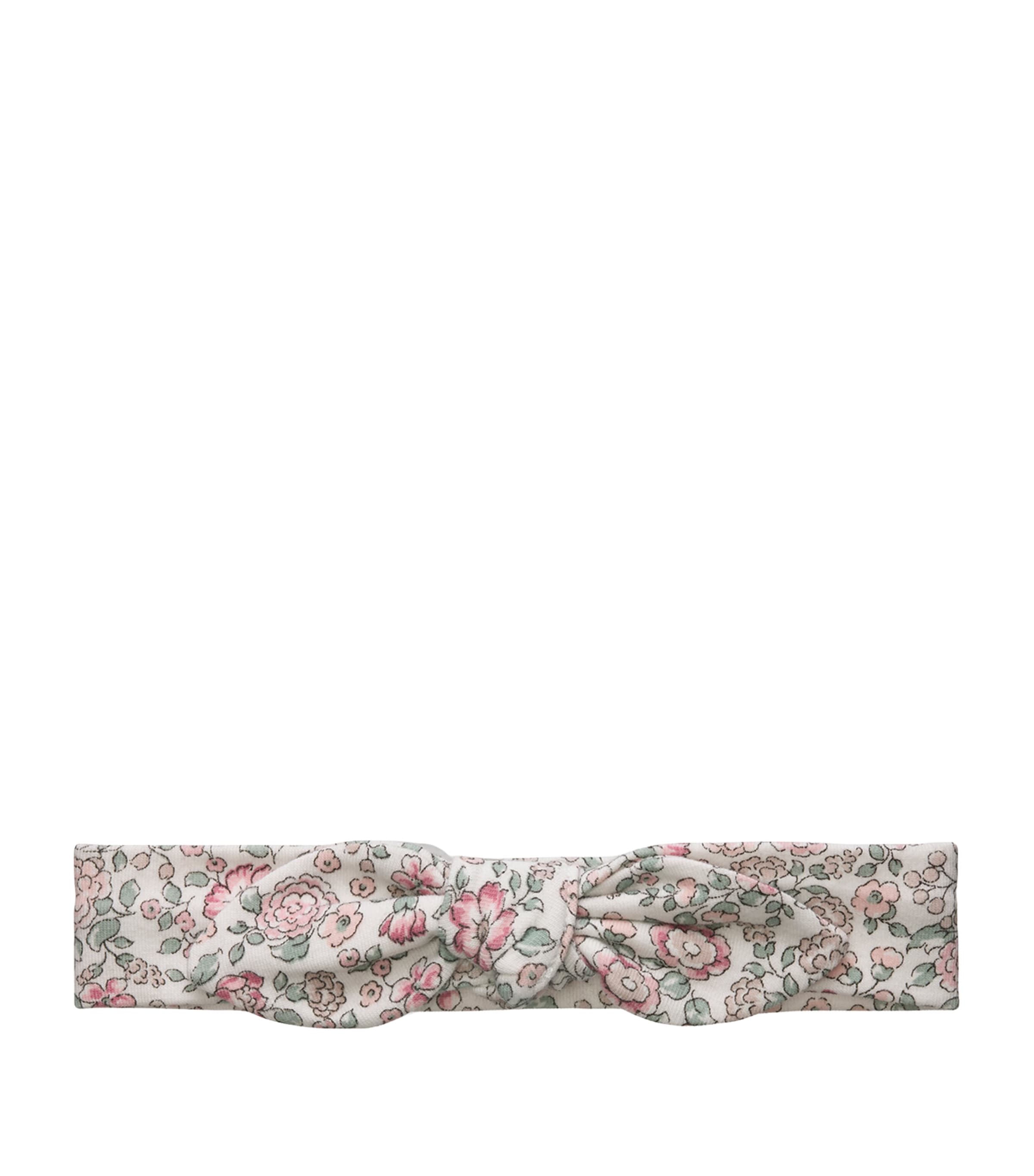Trotters Floral Bow Arabella Headband Pink