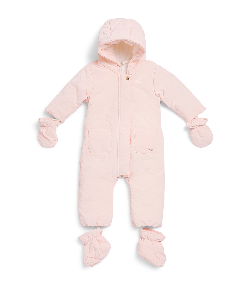 Chloé Kids All-In-One Snowsuit (3-18 Months) Salmon
