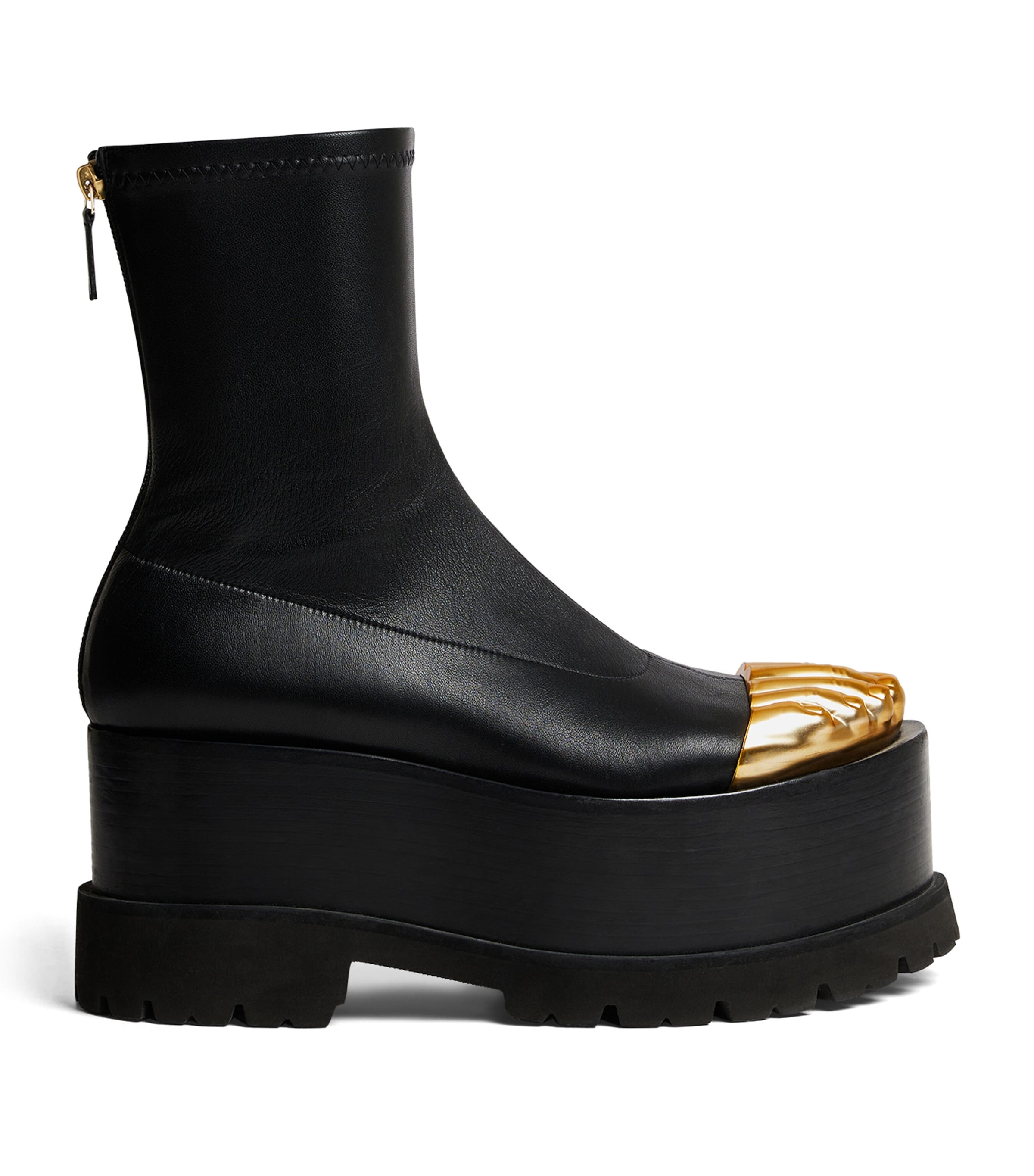 Schiaparelli Trompe-l'Oeil Ankle Boots 100 Black