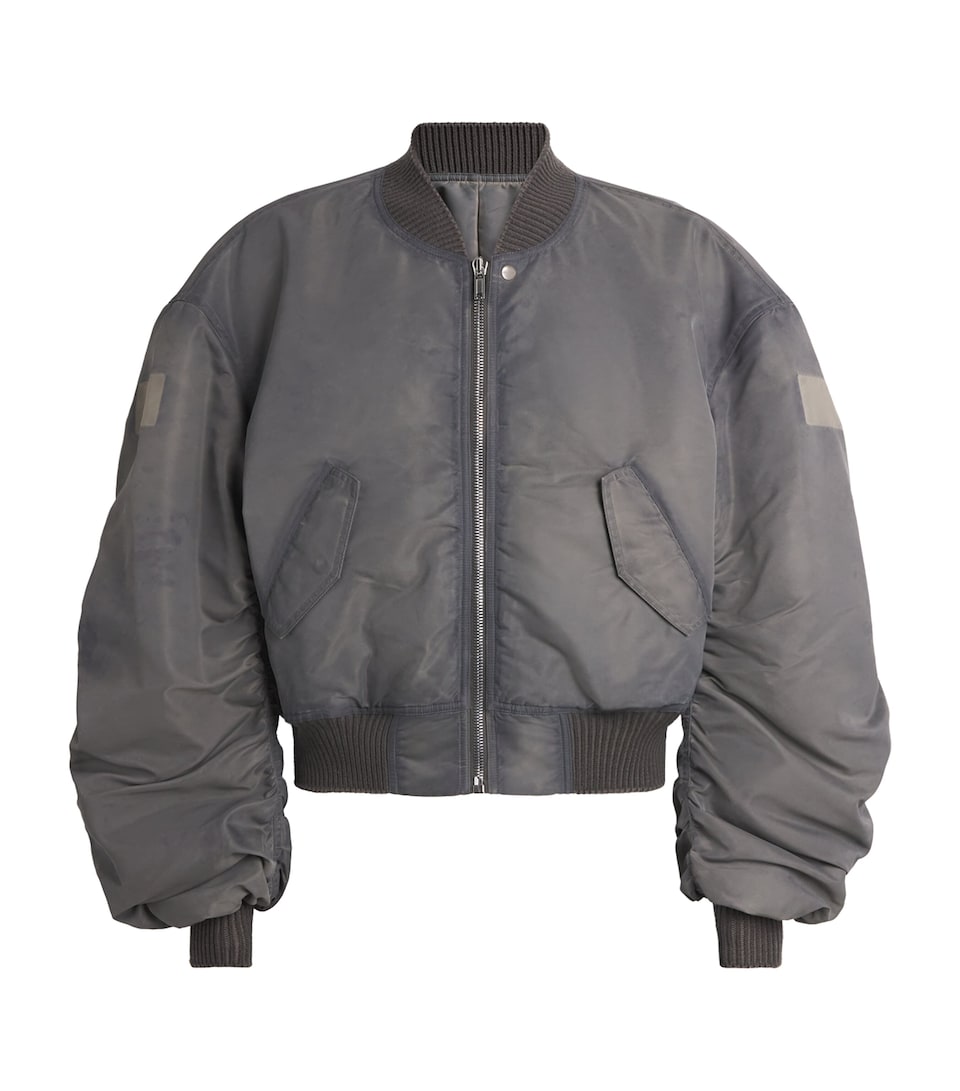 Rick Owens Mens Secchia Bomber Jacket Drkdust