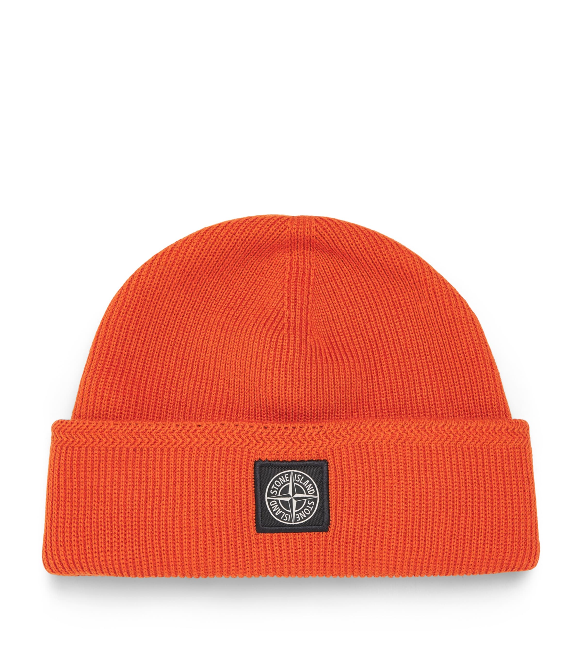 Stone Island Cotton Compass Patch Beanie