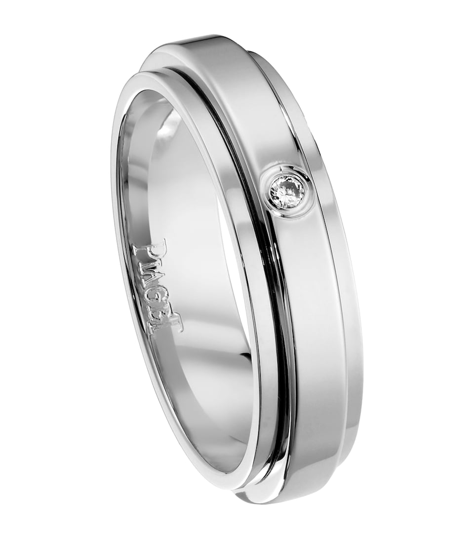 White Gold and Diamond Possession Wedding Ring