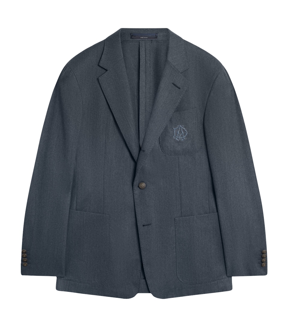 Superfine Merino Wool Flannel Cavendish Blazer