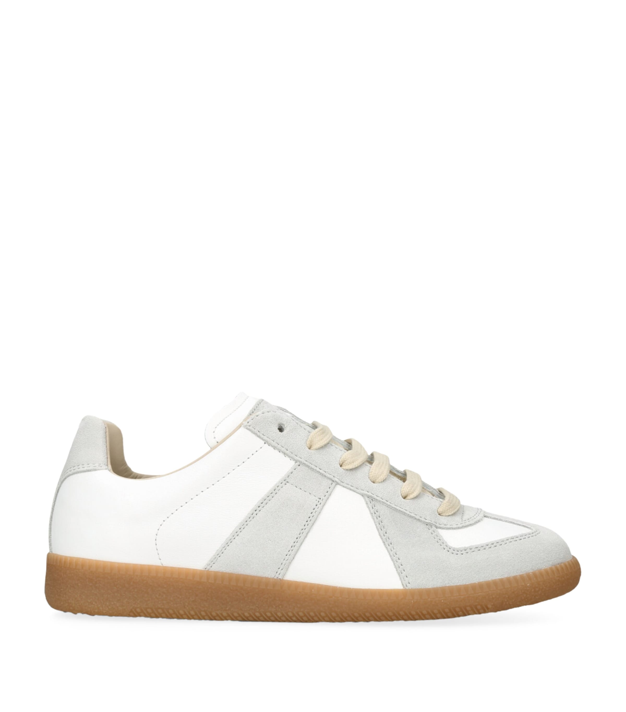 Maison Margiela Leather Replica Sneakers White