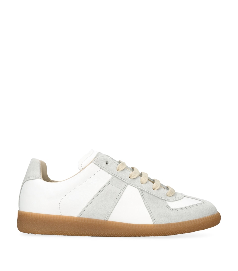 Maison Margiela Leather Replica Sneakers White