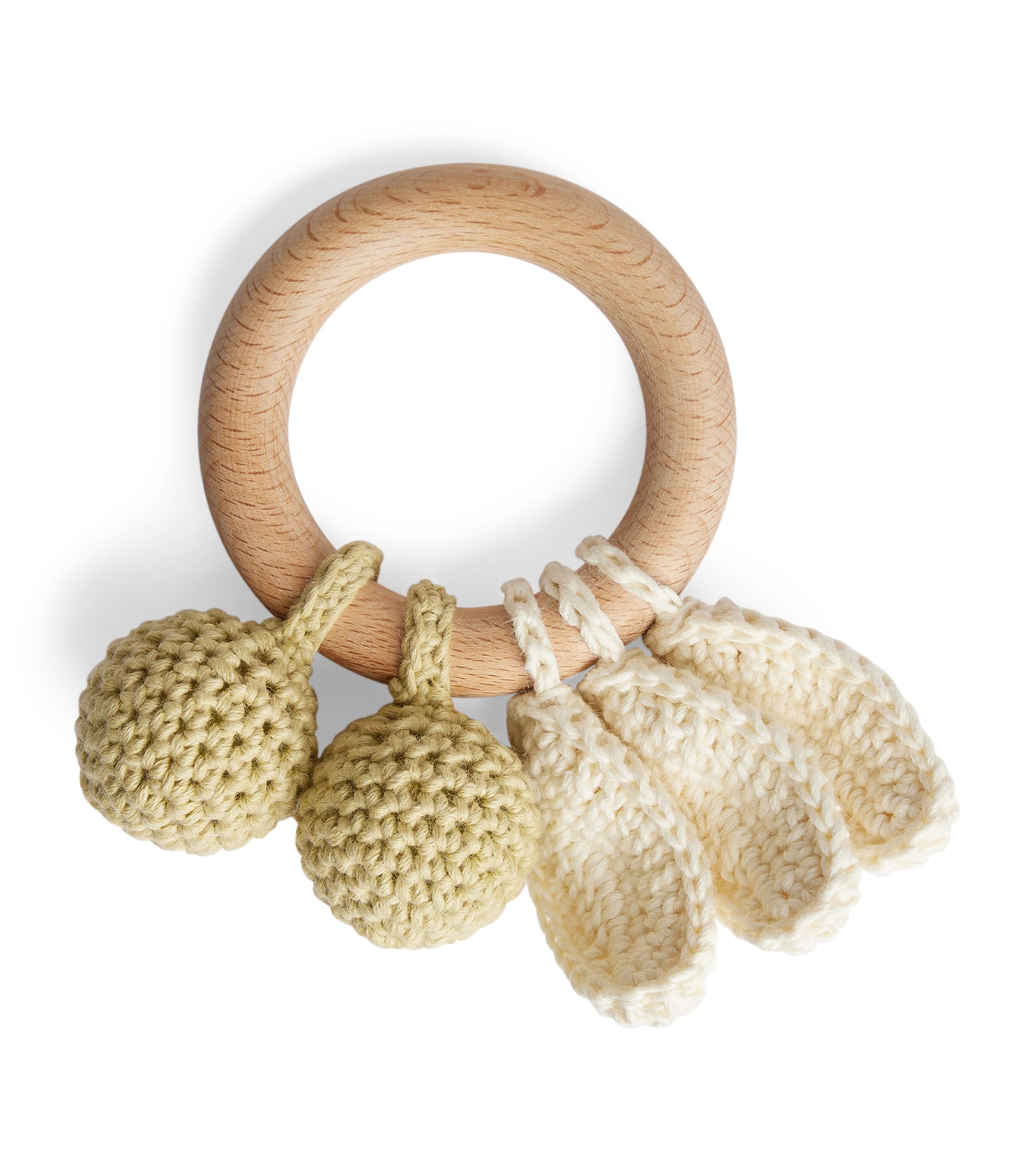 Bonpoint Crocheted Rattle Toy Lgree