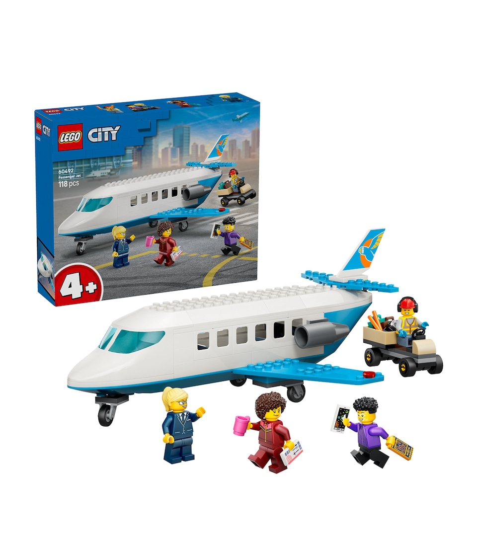 Lego LEGO City Passenger Jet - Plane Building Toy 60492