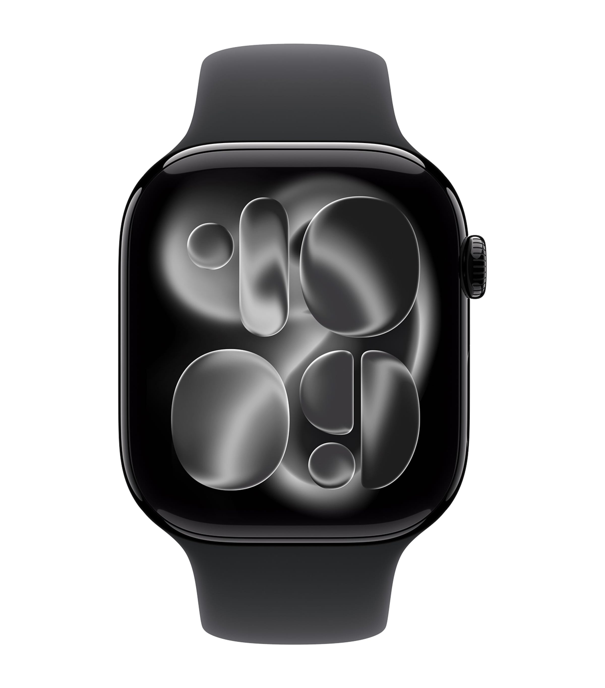 Apple Watch Series 11 - Jet Black with Black Sport Band, 46mm, Small/Medium