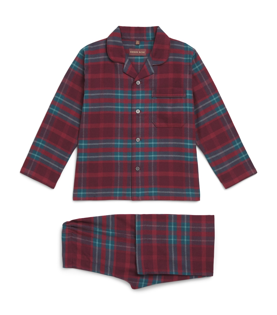 Derek Rose Kids Cotton Kelburn Pyjama Set (3-16 Years)