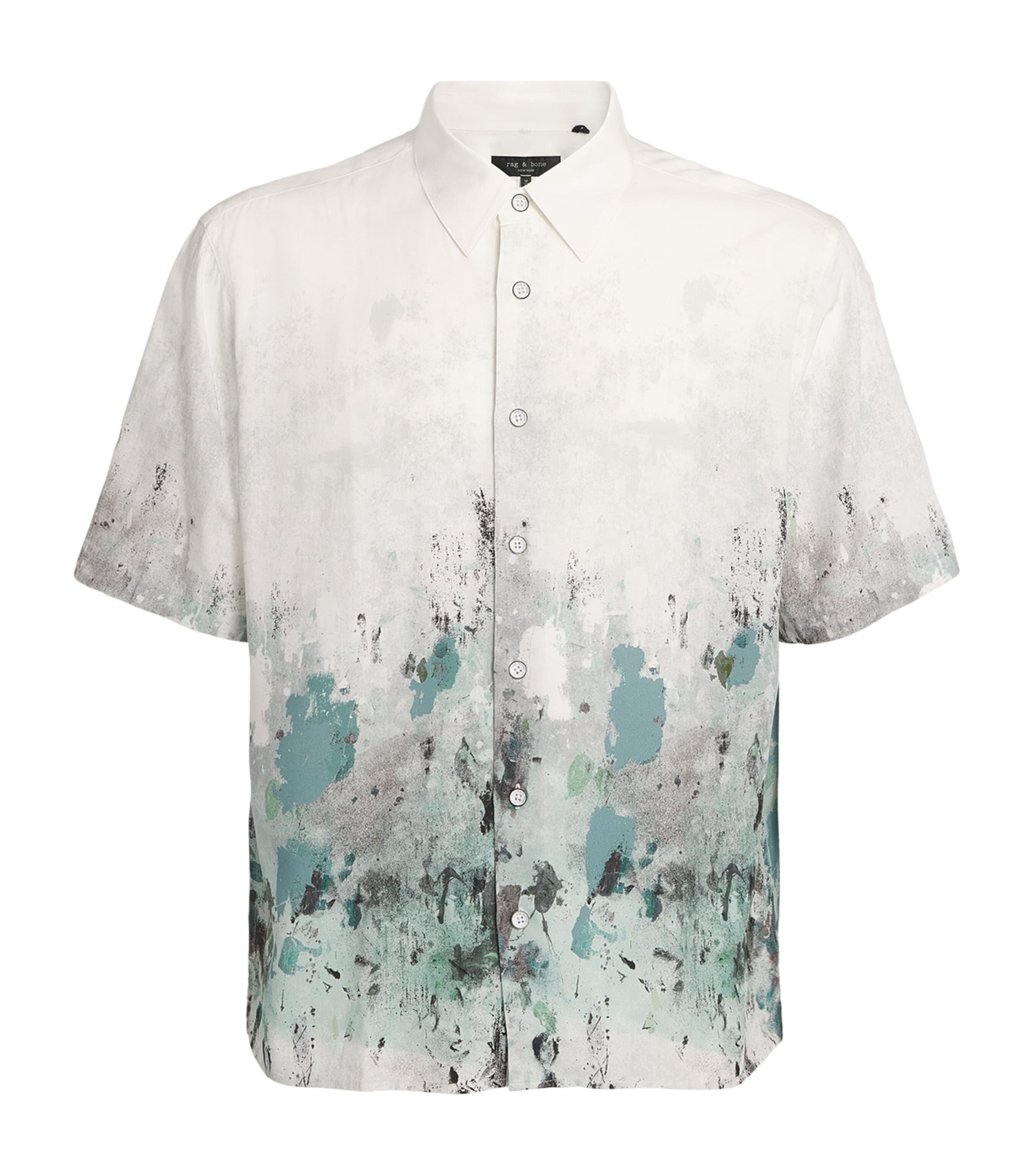 【関税込み】rag & bone カーキ Collin 長袖Tシャツ グッドウェア GOODWEAR USAコットン ヘンリーネック ロング