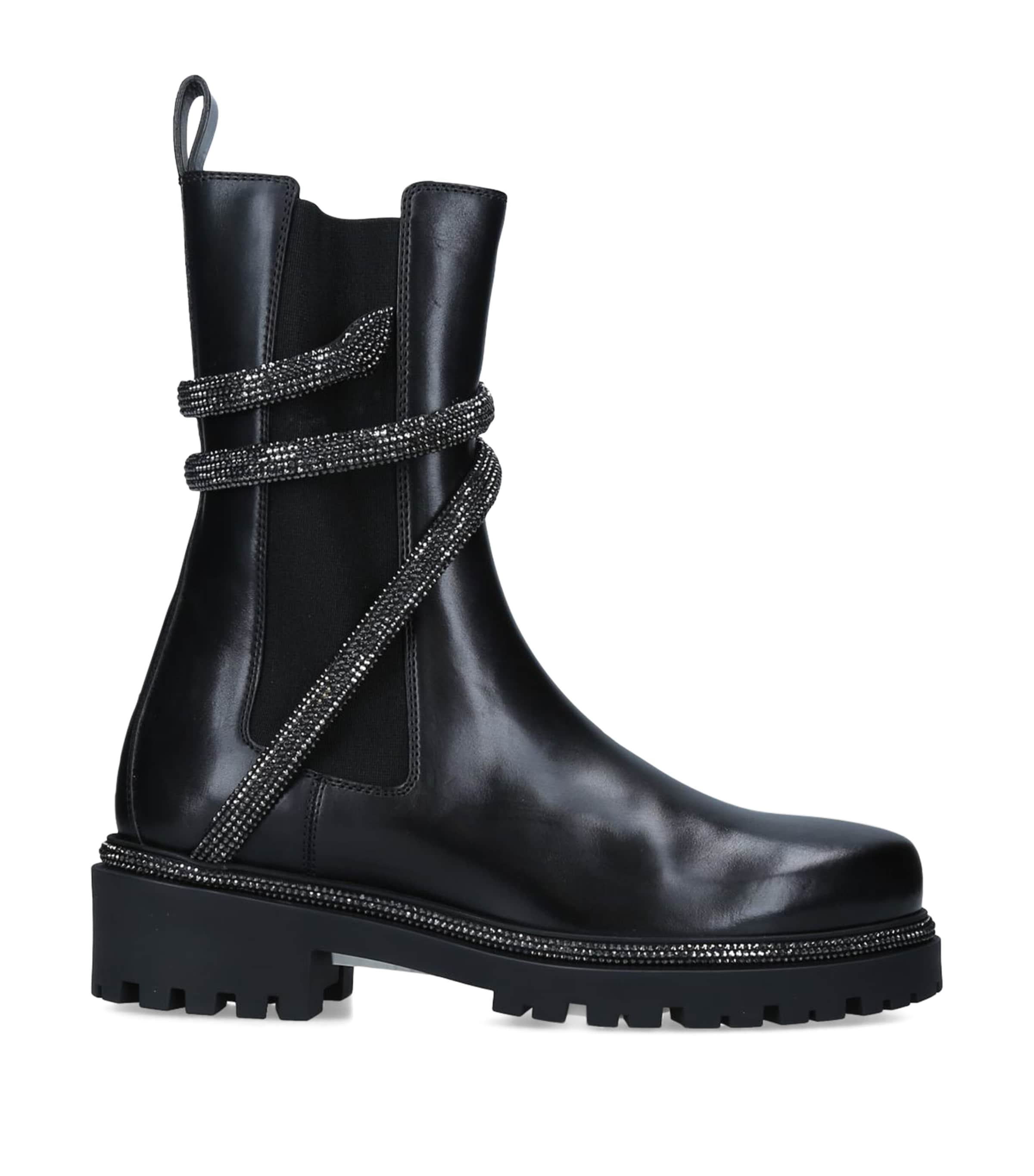 Leather Cleo Biker Boots 25