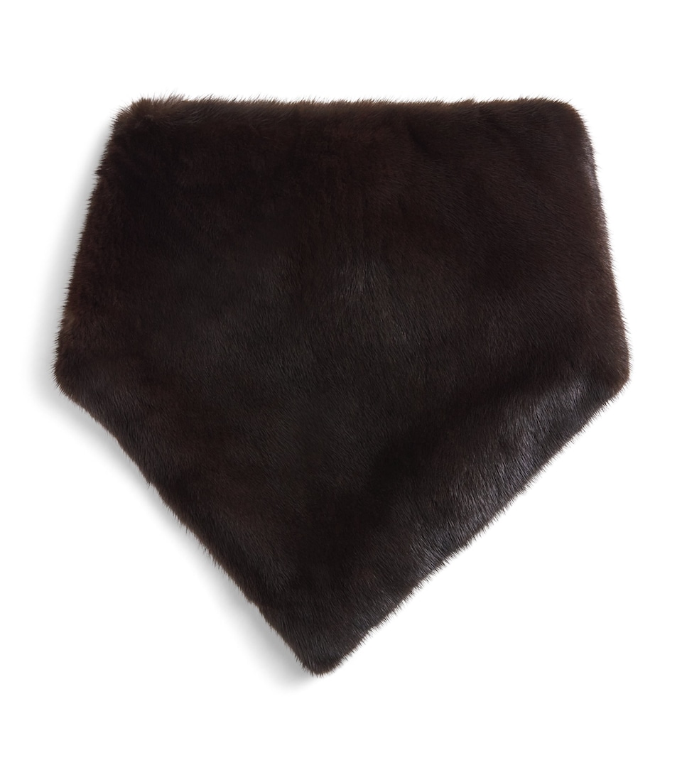Mink-Leather Bandana