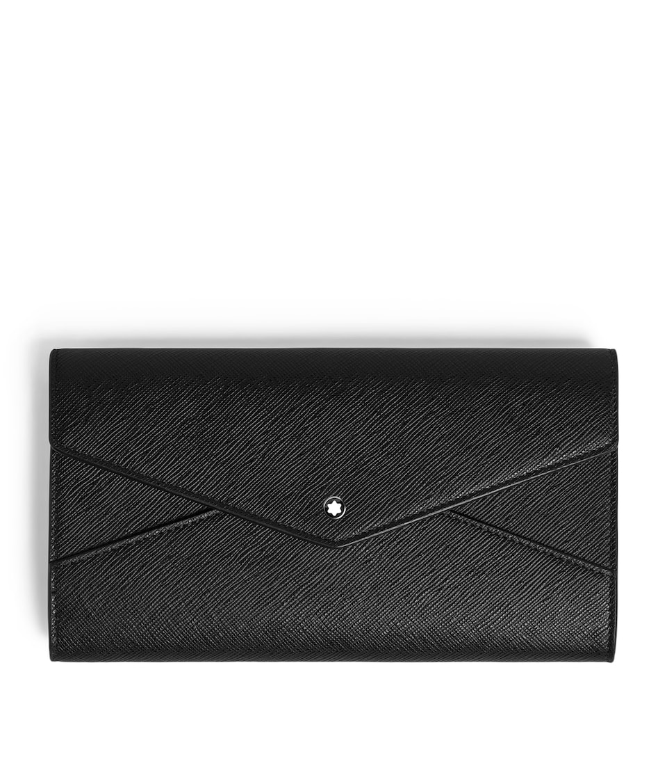 Montblanc Leather Sartorial Continental Wallet Black