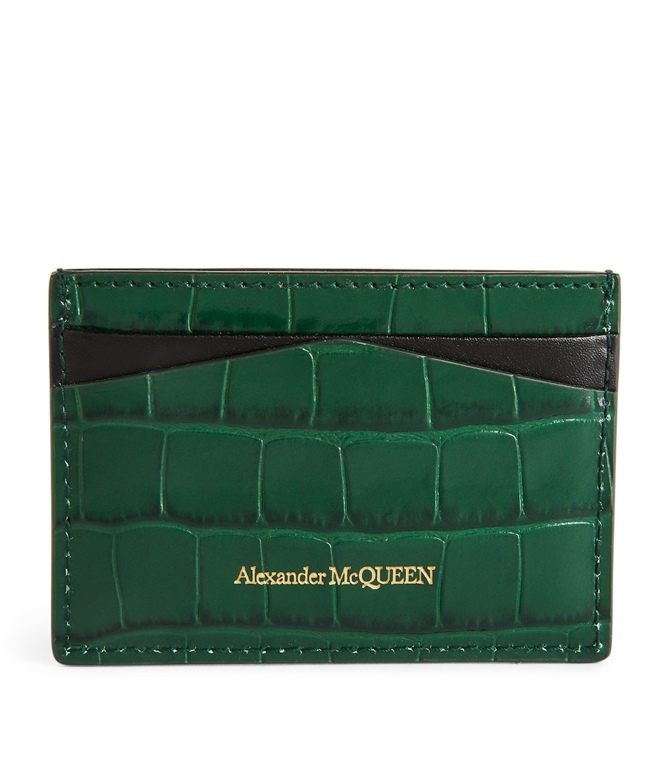 Leather Skull Card Holder