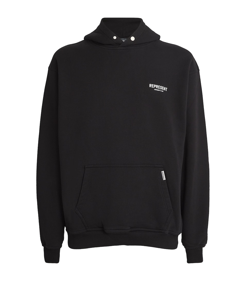 Represent Mens Owners Club Hoodie Black