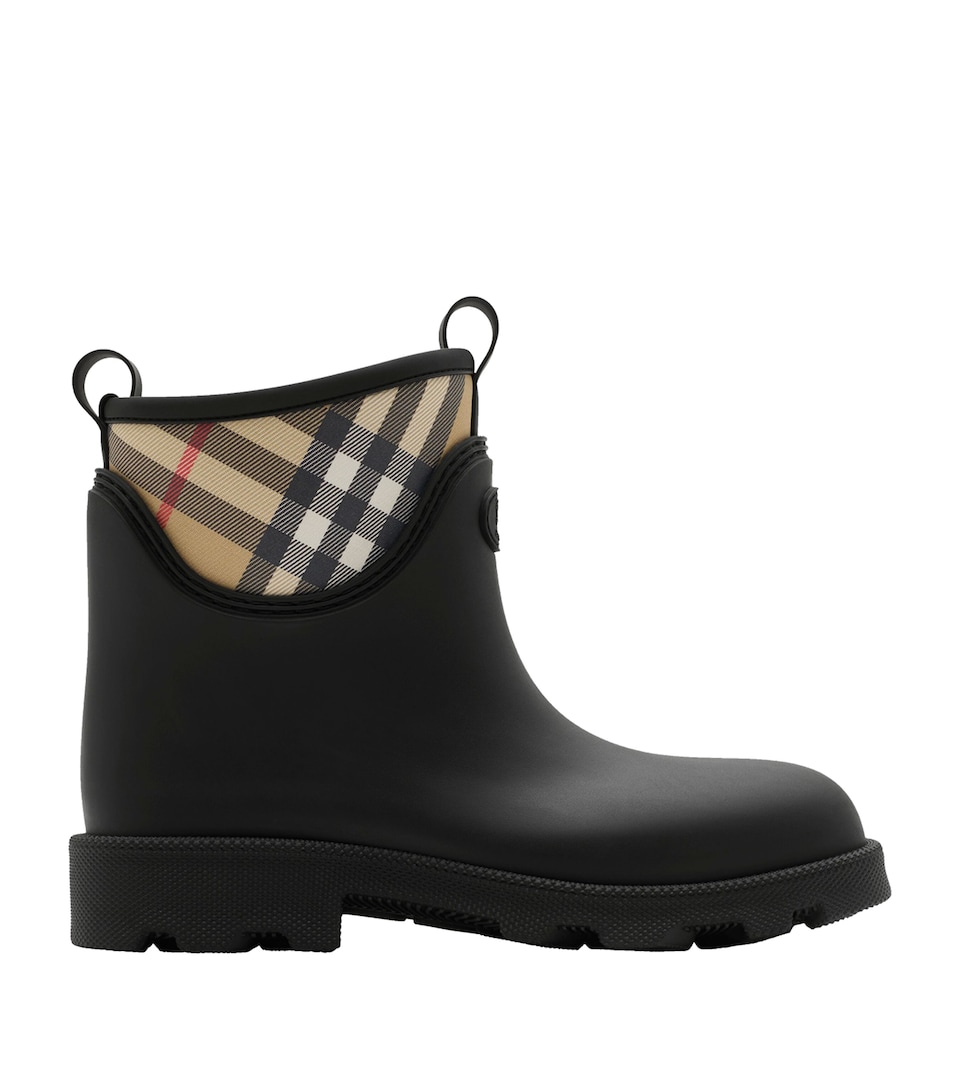 Rubber Nova Check Rain Boots