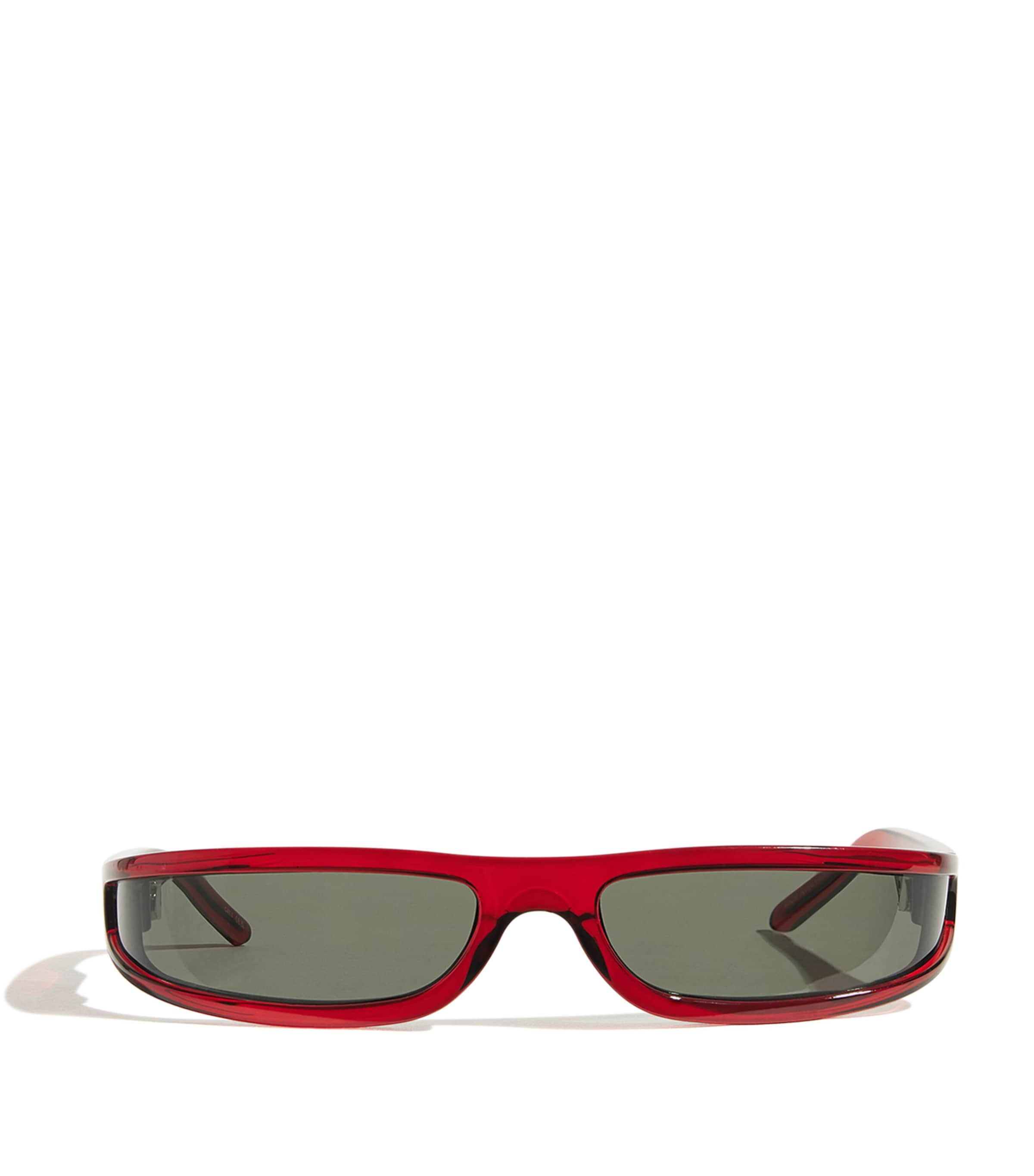 Rick Owens Fog Rectangular Sunglasses Blk Tmpl/blk