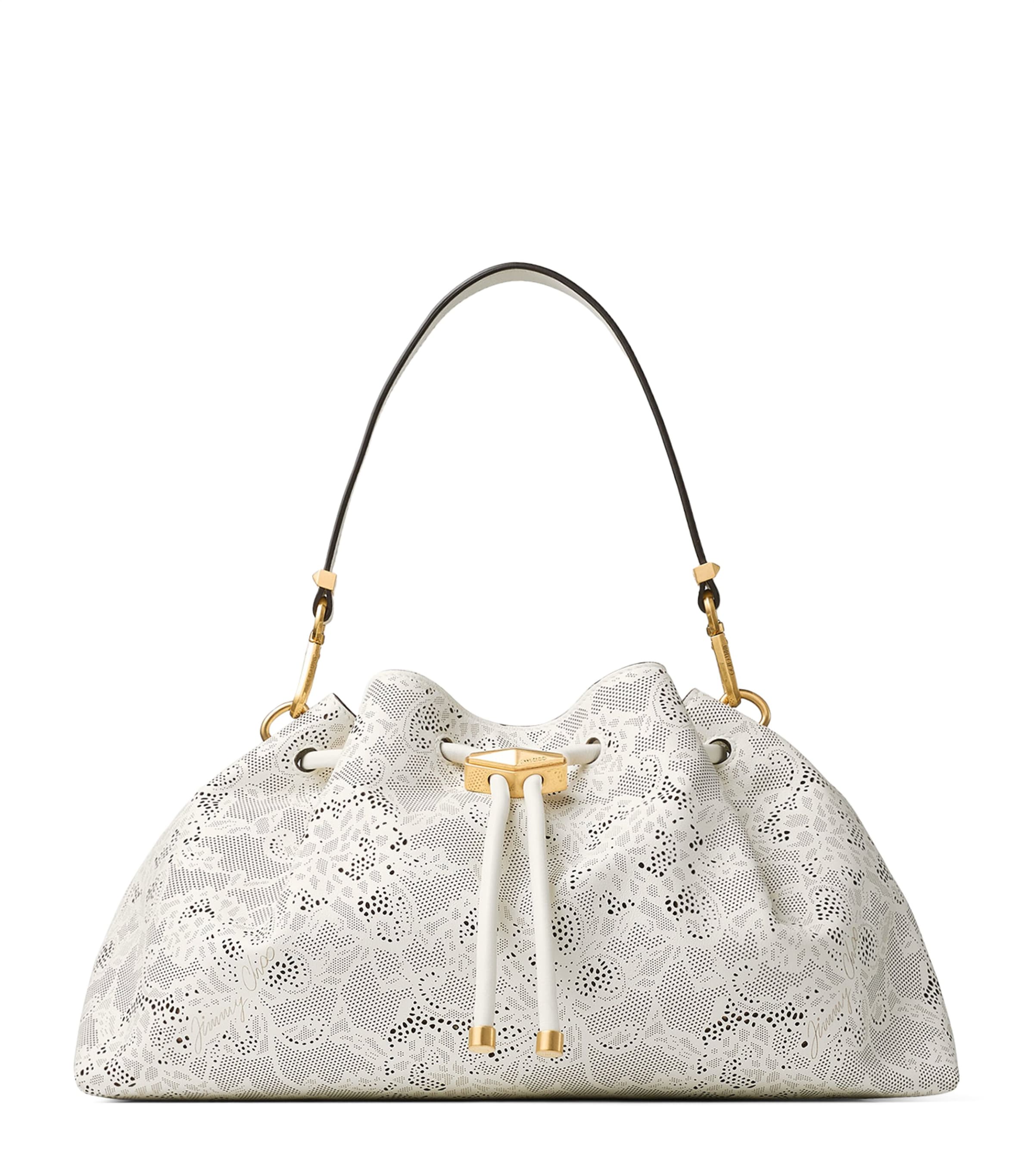 Medium Cinch Leather Shoulder Bag