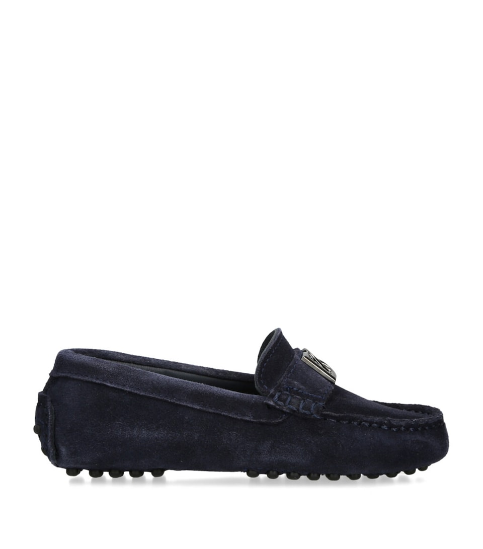 Suede Driver Loafers