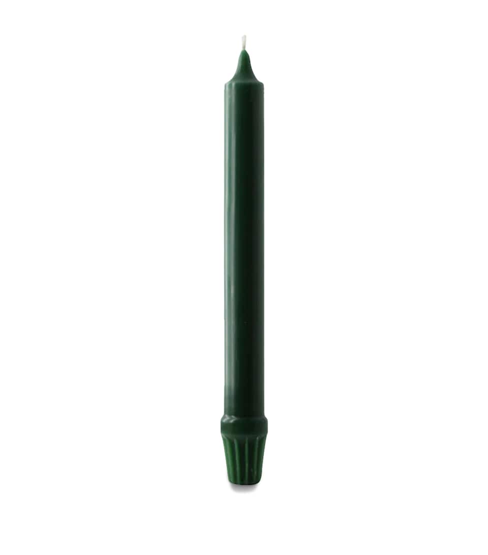 Charles Farris Royal Fluted Candles (Box of 12) Evergreen