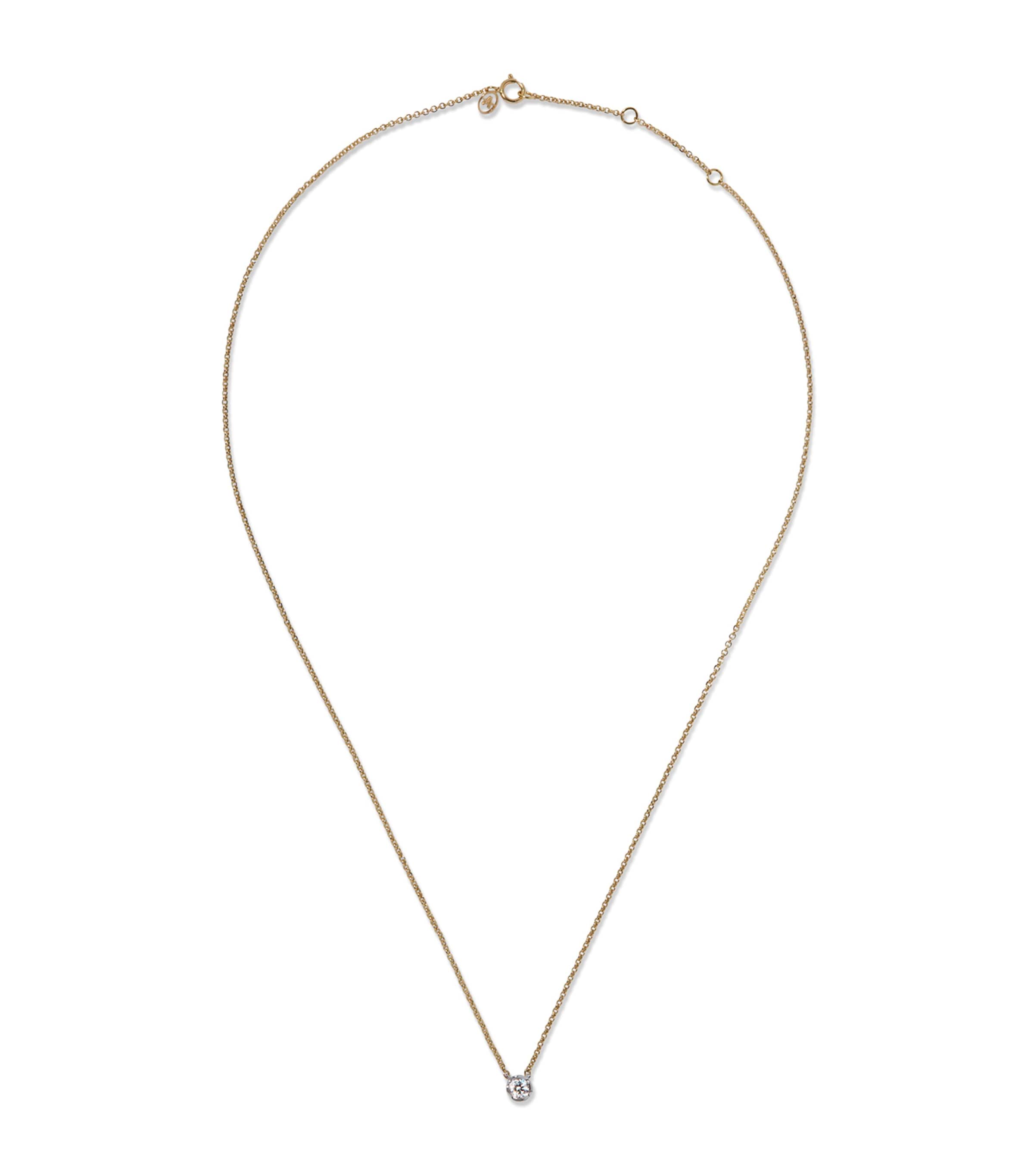 Annoushka Yellow Gold, White Gold and Diamond Whoopsie Daisy Chain Necklace