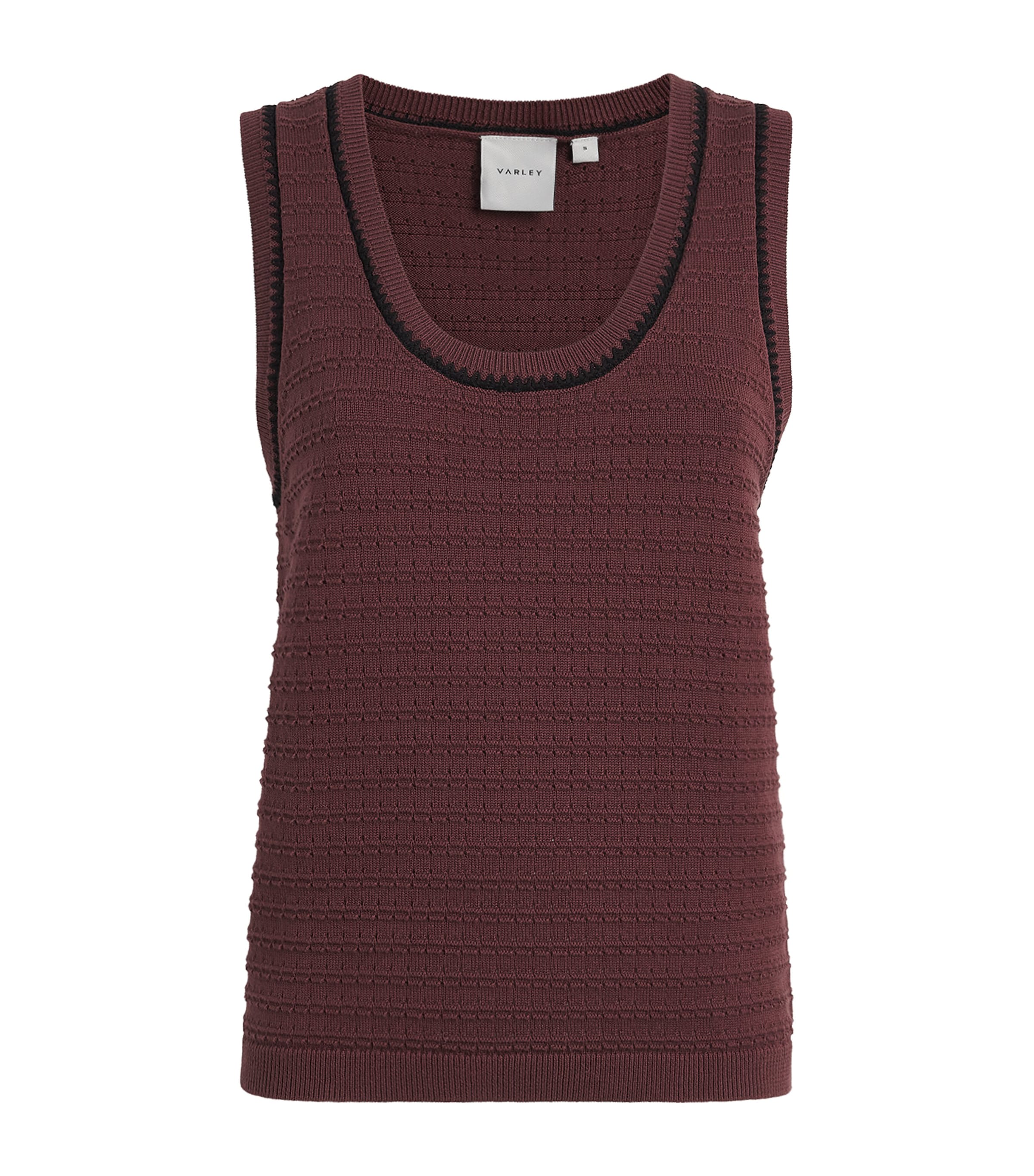 Varley Womens Cotton Knit Gideon Tank Top Ironwood