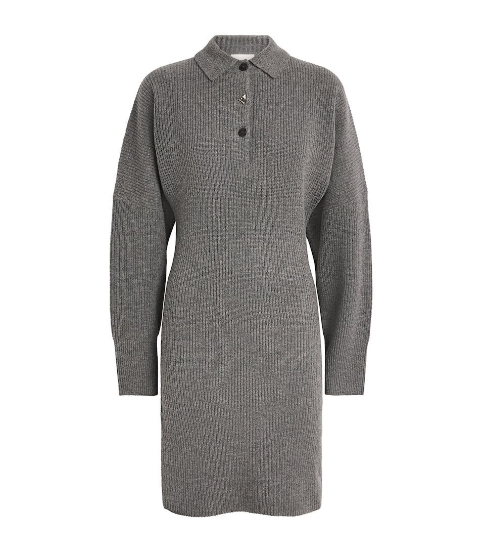 Wool Desert Polo Mini Dress