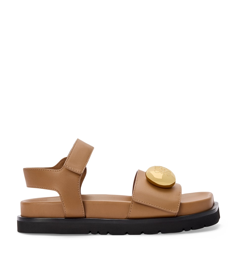 Leather Pebble Fussbett Sandals