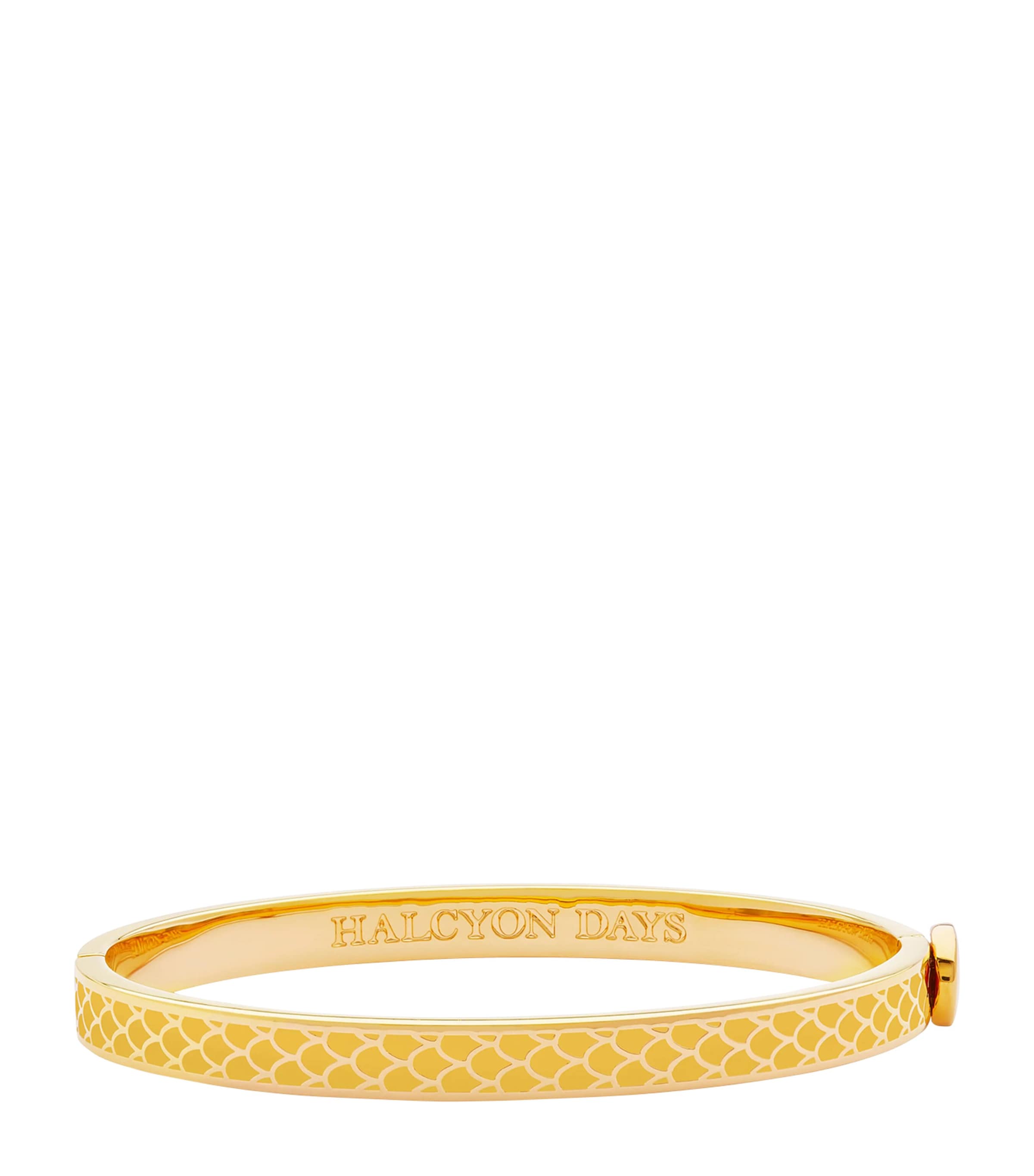 Halcyon Days Gold-Plated Salamander Bangle Radiant Yellow