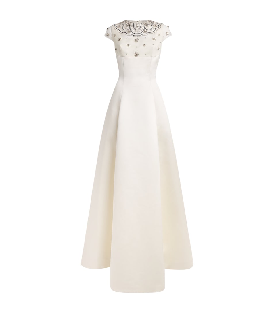 Embroidered Margo Gown