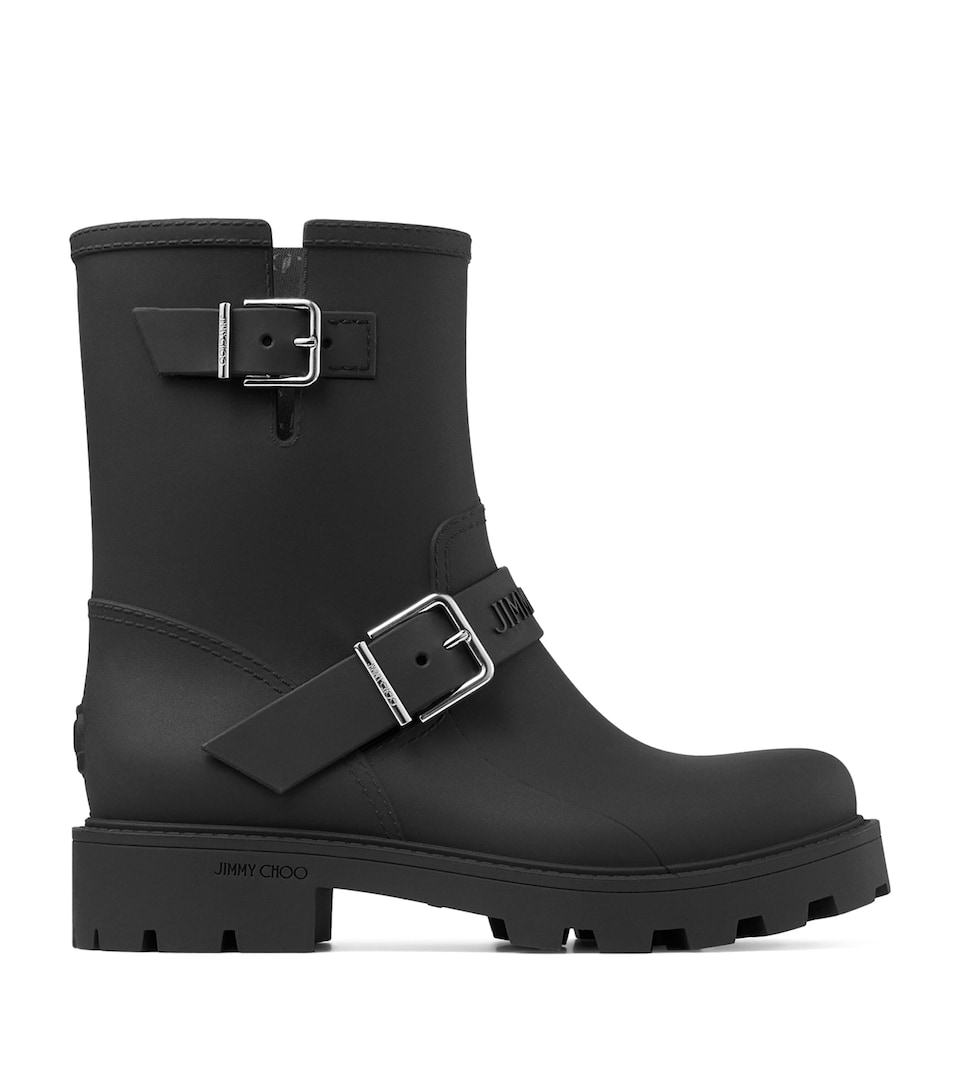 Biker Rain Ankle Boots