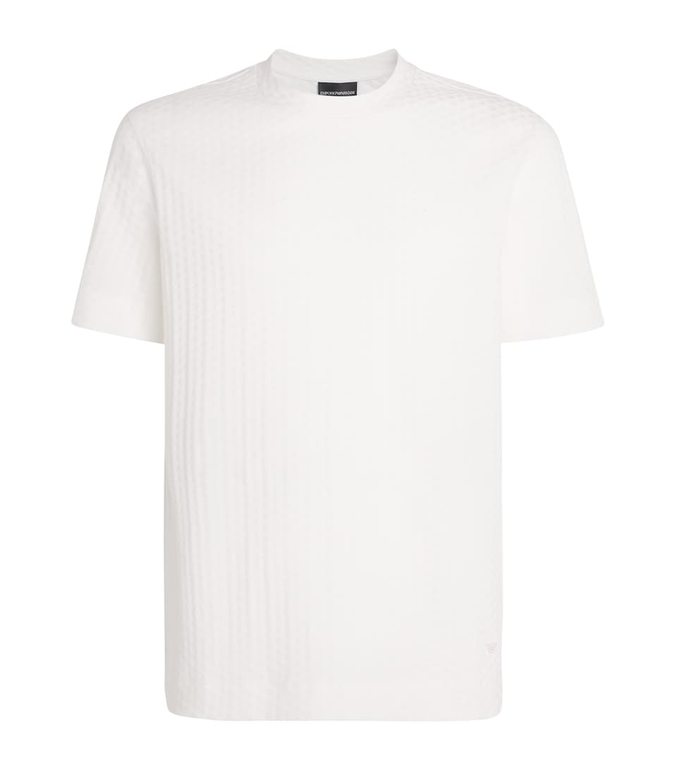 Cotton Embossed T-Shirt