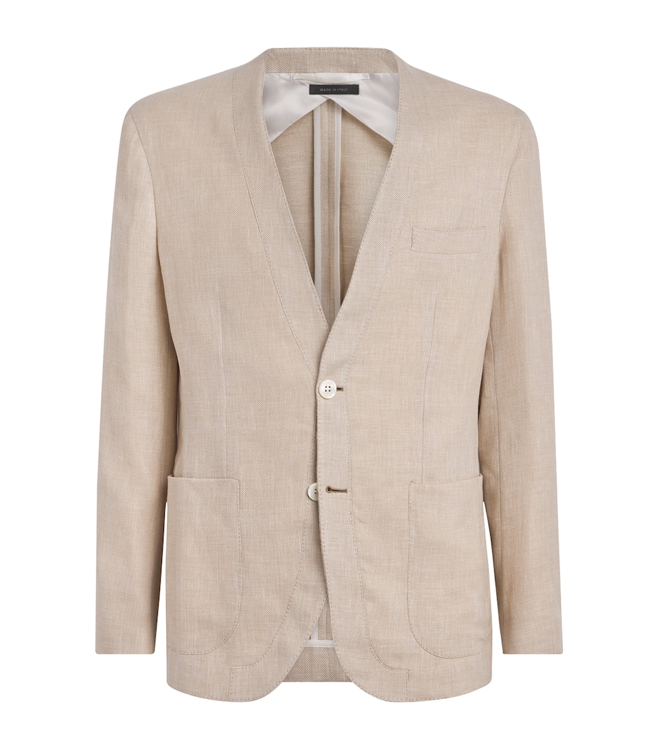Brioni Mens Woven Jardigan Jacket