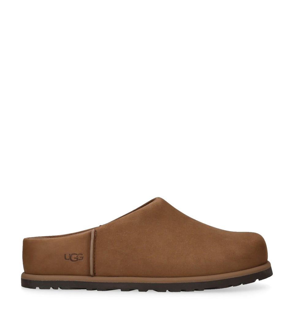 UGG Suede Otzo Clogs Dark Brown