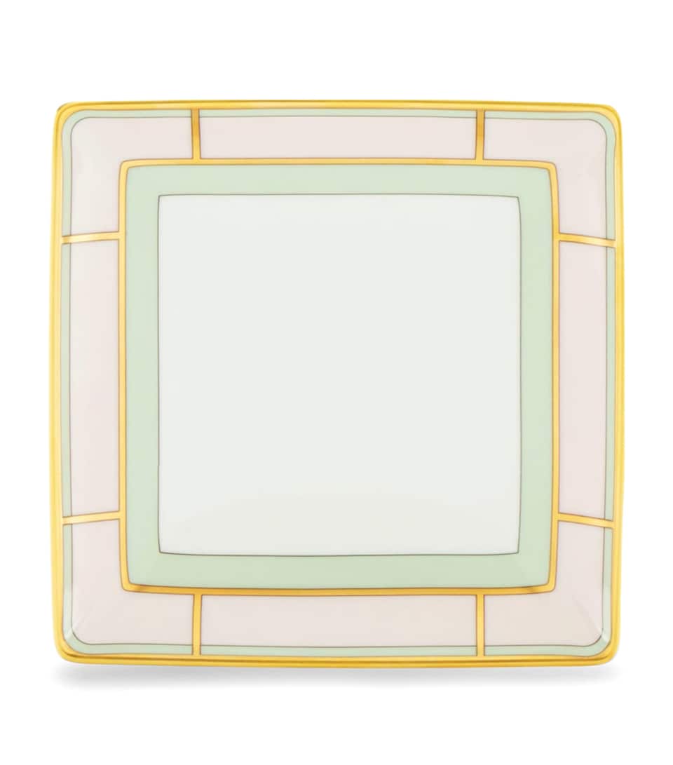 GINORI 1735 Porcelain Colonna Diva Square Change Tray (13.5cm)