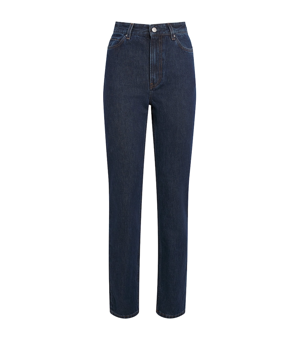 Organic Denim Slim High-Rise Jeans
