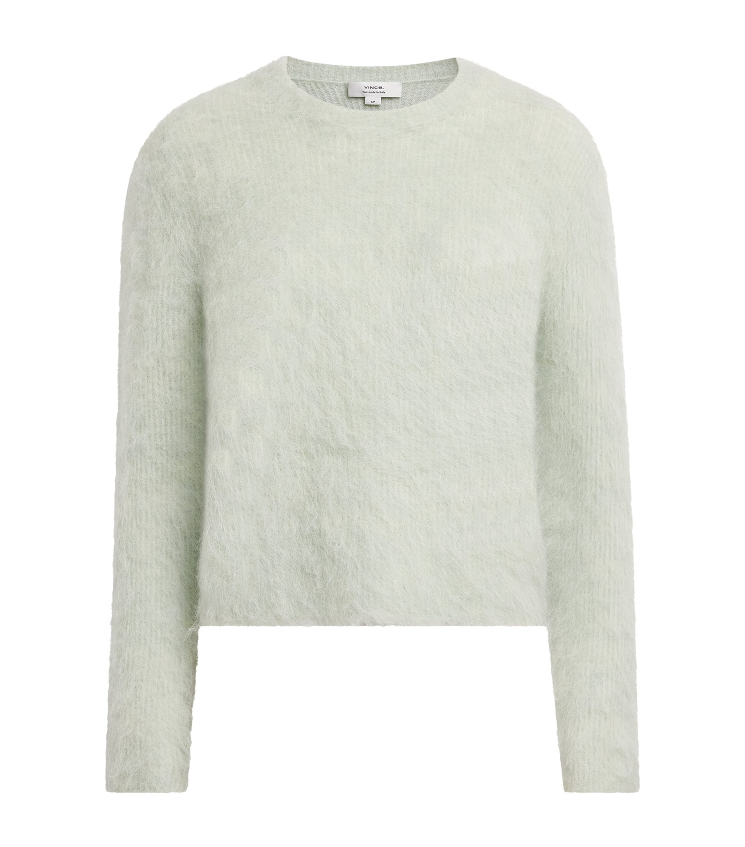 Vince Womens Brushed Sweater Frosted Jade