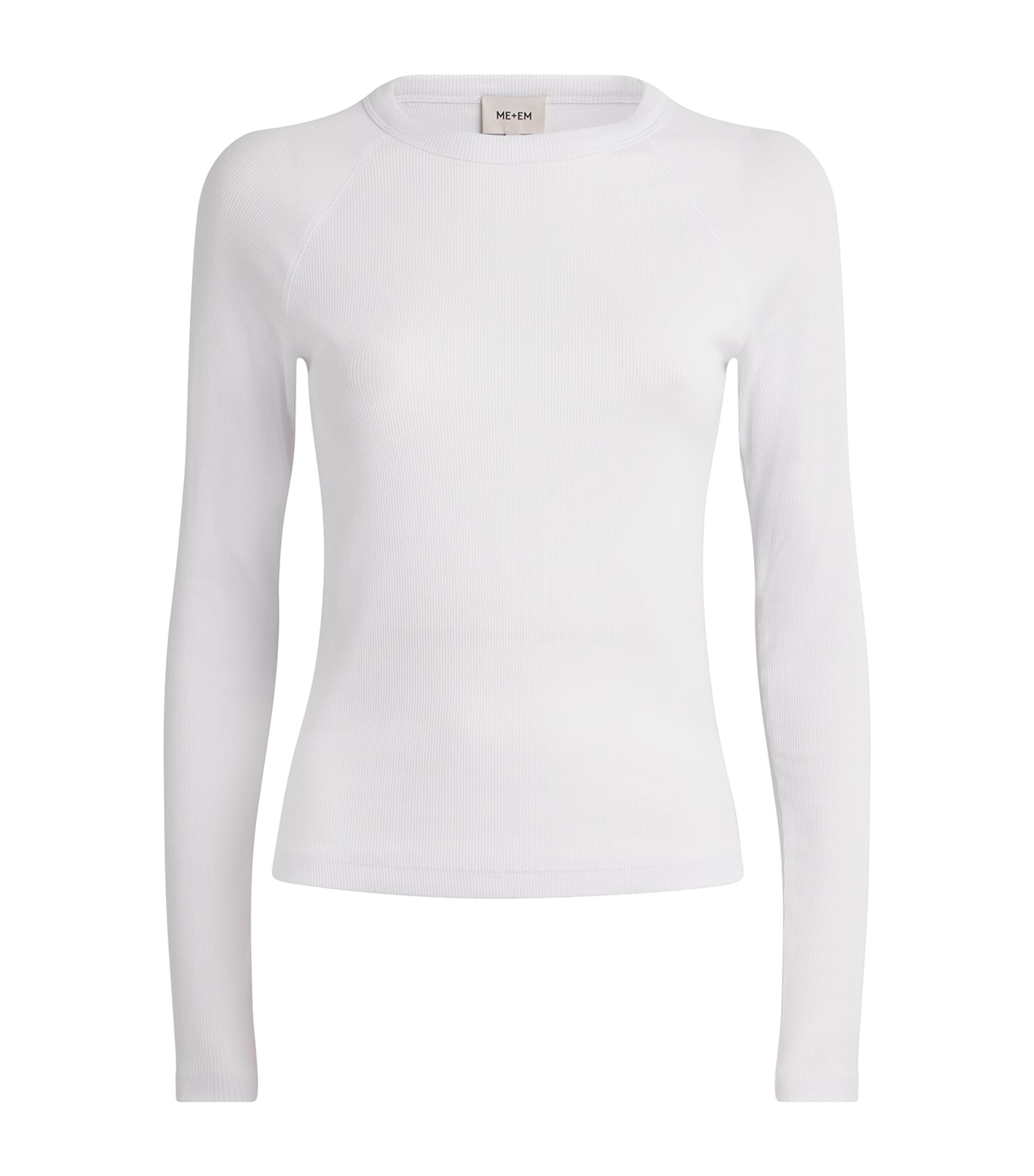 Stretch-Cotton Long-Sleeve T-Shirt