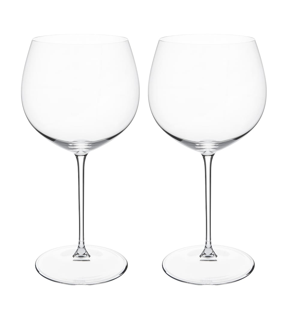 Set of 2 Crystal Veritas Chardonnay Wine Glasses (655ml)