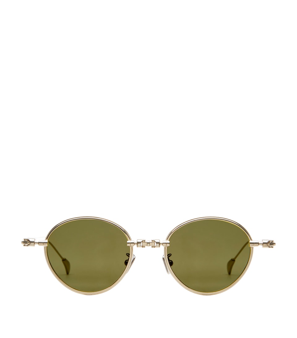 Kuboraum Titanium Mask H67 Sunglasses Green
