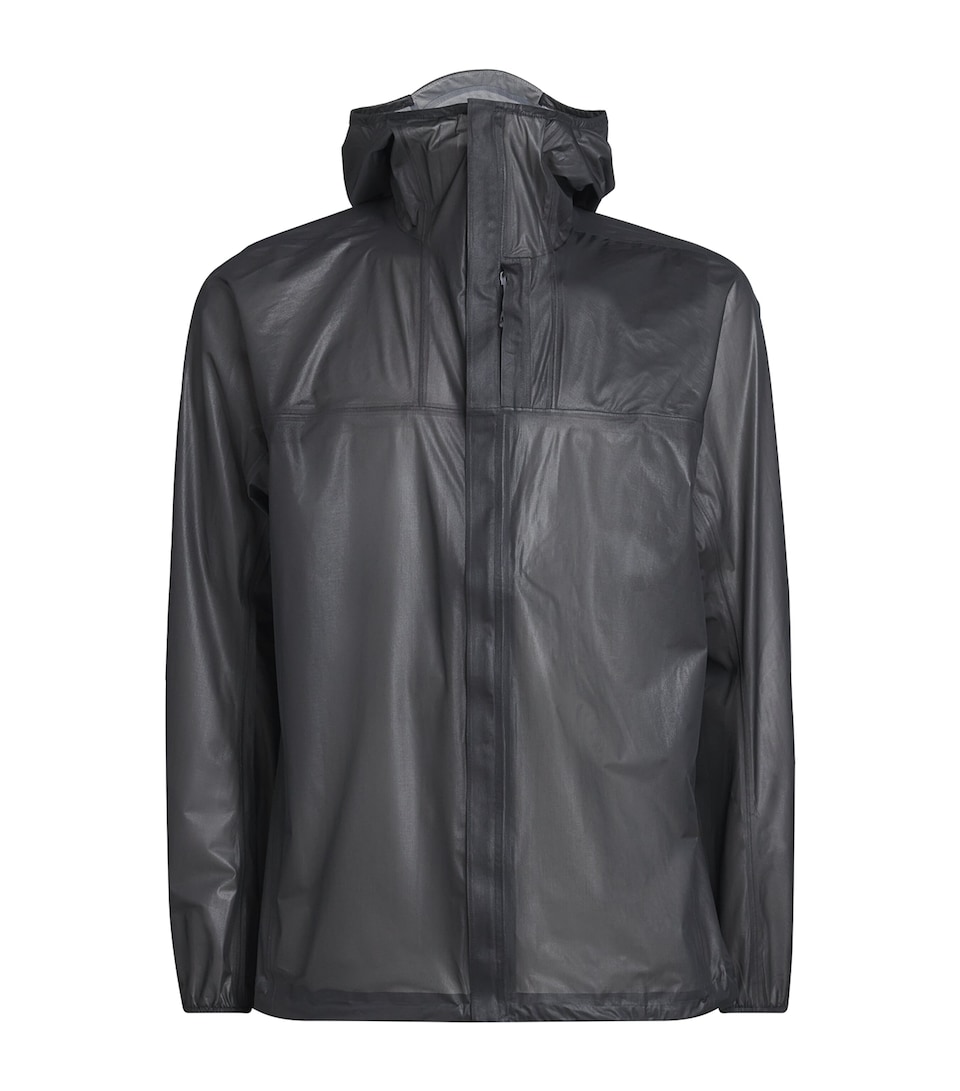 Houdini Mens Waterproof The Orange Hooded Jacket True Black