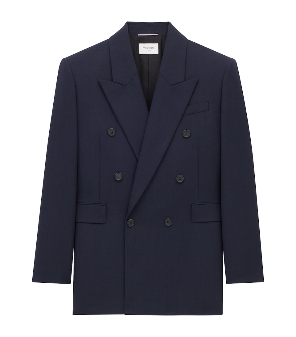 Wool Double-Breasted Jacket