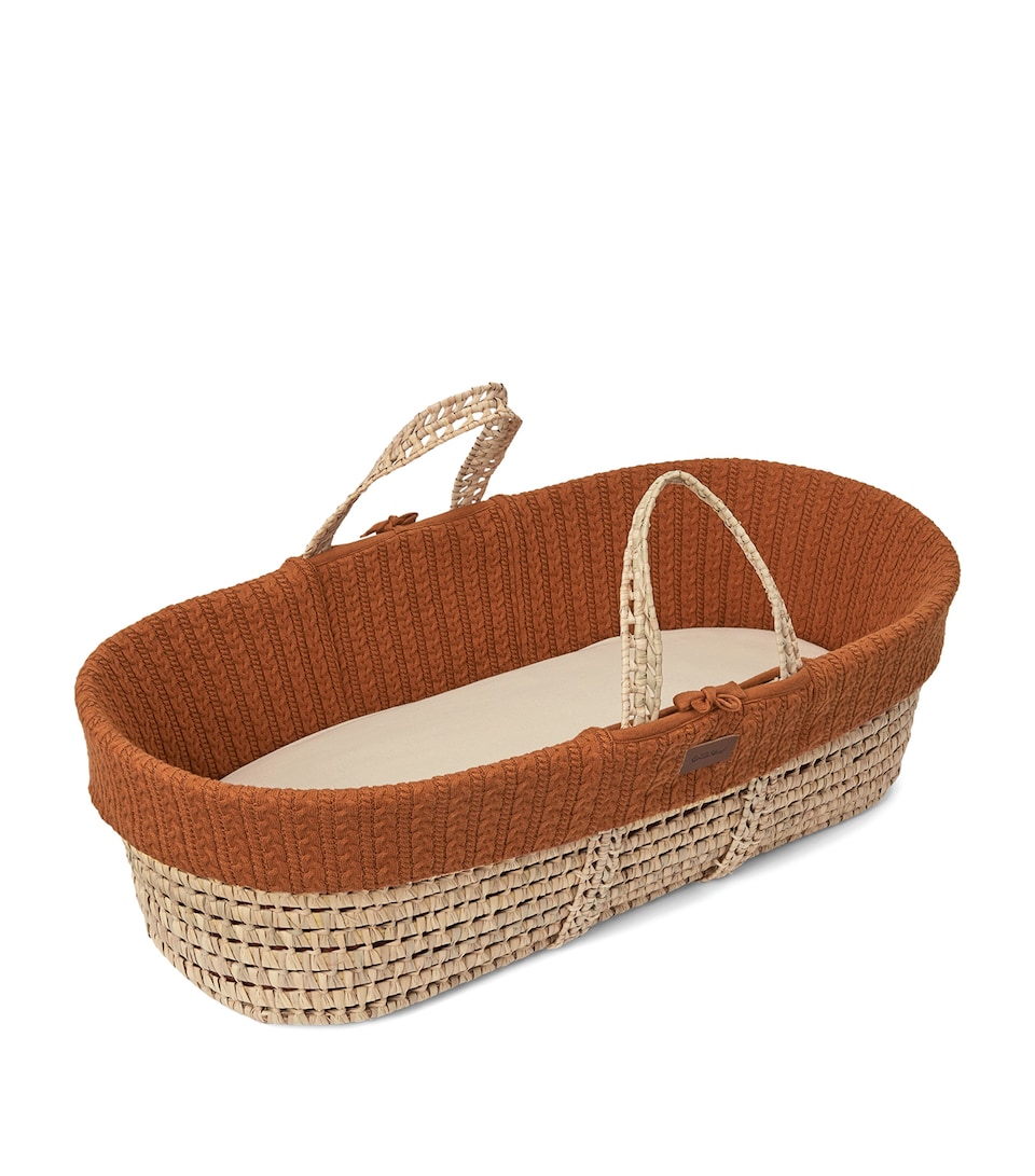 Knitted Moses Basket and Mattress