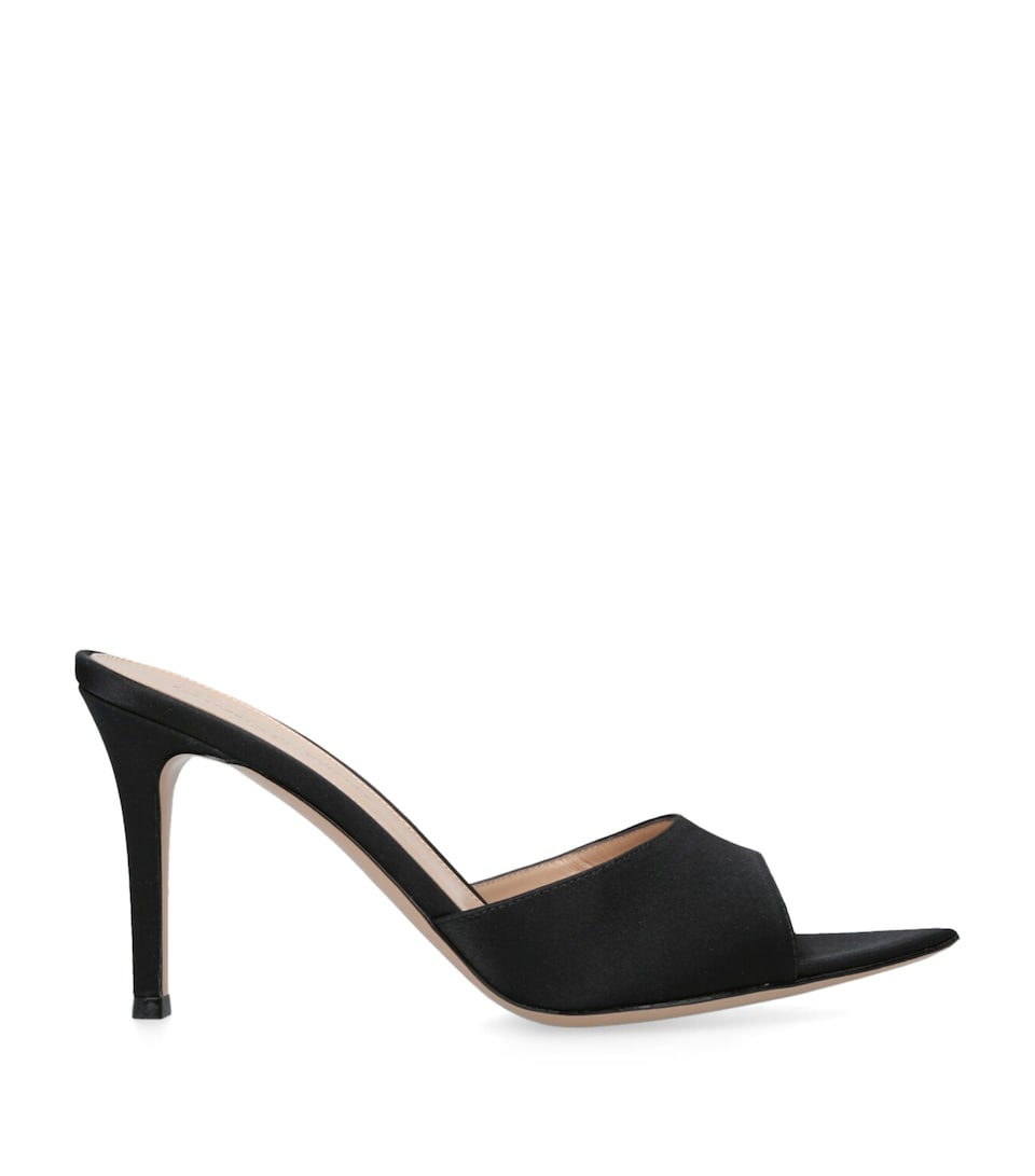 Satin Elle Mules 85