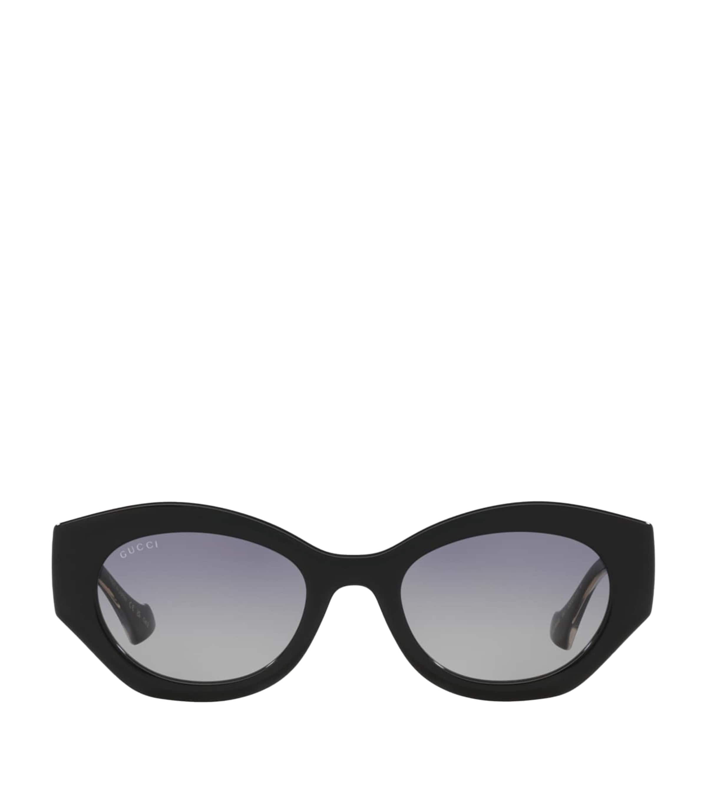 Gucci Injected Oval Sunglasses
