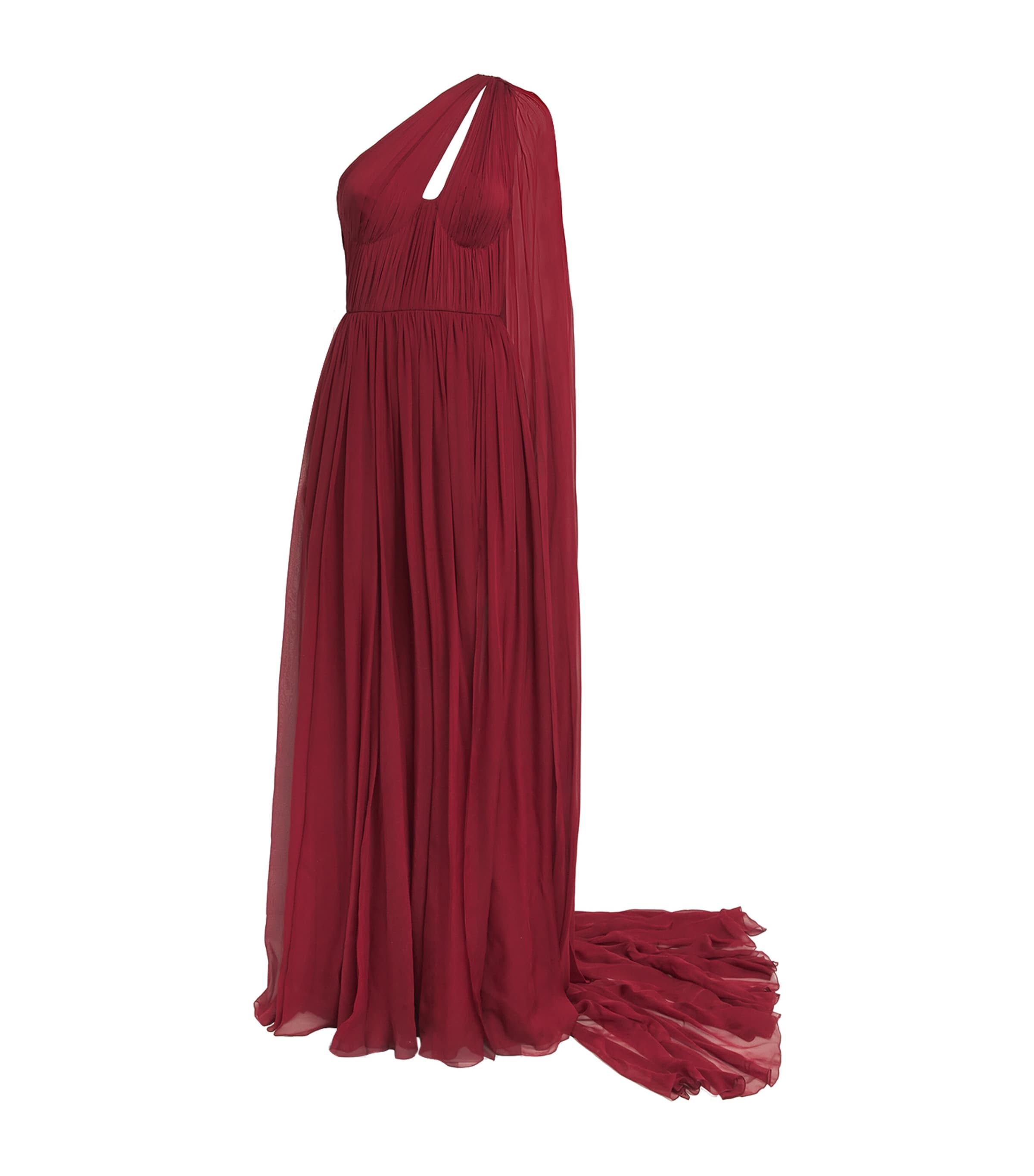 Silk Ruched Gown