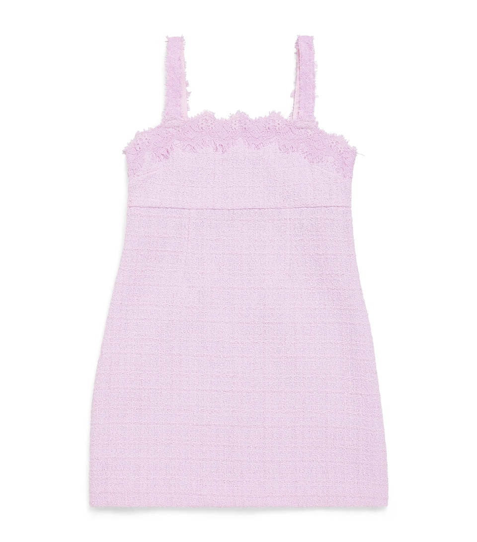 LoveShackFancy Tweed Lace-Trim Willamina Dress (8-14 Years)